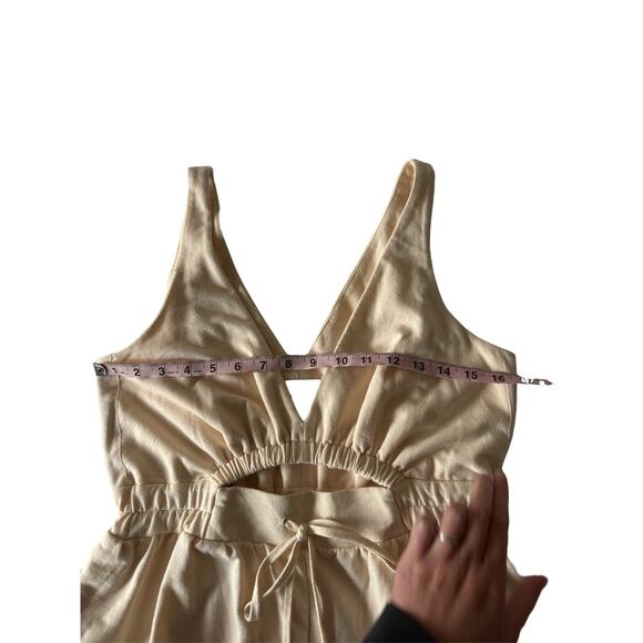 Alice McCall Nude Sport Cutout Cotton Mini Dress Women’s M - Picture 8 of 11